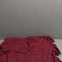 PRETTYGARDEN Womens 2025 Summer Maxi Dress Short Sleeve V Neck Hollow Out Eyelet A Line Long Flowy Beach Vacation Dresses. Size XXL.