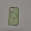 Miracase Magnetic for iPhone 17 Case (Compatible with MagSafe) with Screen Protector Military-Grade Protection, Anti-Fingerprint Translucent Matte Phone Cover for iPhone 17 6.3 inch, Matcha Green