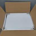 YUFAM 4 Tier Tall Wooden Bookshelf with Storage - Small White Bookcase for Small Spaces, Shelf for Living Room, Office, Bedroom, Kitchen - Industrial Modern Book Shelf