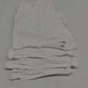 Encasa XO White Cloth Napkins Set of 4, 10"x17" | Solid Color Cotton Dinner Napkins | Washable & Reusable Wedding Napkins for Holiday Dinners, Party, & Everyday Table Decor