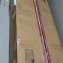 SONGMICS Mirror Jewelry Cabinet Armoire Organizer, Wall or Door Mount Storage Cabinet with Full-Length Frameless Lighted Mirror, Built-in Makeup Mirror, 2 Drawers, Lockable, White UJJC013W01