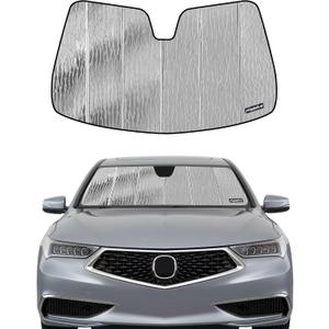 Windshield Sun Shade for Acura TLX 2021-2025,Front Window Sunshade Shield, 2-in-1 Reflective Sun Shade,Silver for Summer, Black for Winter (AstraGuard)