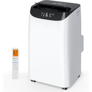 Inverter 16000BTU Portable Air Conditioners with Remote, Free Stand Cooling Portable AC Unit for Room up to 800 sq.ft, with Dehumidifier & Fan, Dual Hose, Quiet Sleep Mode(42dB), Windows Kit