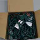 26Ft C7 LED Red and White Christmas Lights, Vintage Christmas Decorations with 27 LED Ceramic Bulbs, Connectable Hanging String Lights for Holiday Party Patio Roofline House Xmas Decor, Green Wire