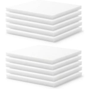 10 Pack Pre-Filter Replacement for Sielux Fume Extractor, 4.8"  4.8"  0.3" Smoke Purifier Pre Filters, Extends Filter Life, Captures Dust & Debris, Compatible with Sielux Smoke Purifier