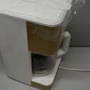 West Bend Timeless 12-Cup Programmable Coffee Maker with Brew Strength Selector for Hot and Iced Coffee, Includes 1-4 Cup Brew Option and Permanent Filter (White/Gold)