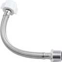 THU9090R Toilet Extension Hose 8 Inches Compatible with TOTO C110/E200/S300/S400 Wash Lets, 7/8 Male Connect to T adapter of Bidet/Diaper sprayer-7/8 Female Connect Ballcock Pipe of Toilet Tank