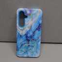 Hekodonk for Galaxy S25 FE Case,Heavy Duty Full Body Shockproof Protection 3 in 1 Hybrid Hard PC Soft Rubber Rugged Drop Protective Slim Women Girls Case for Samsung Galaxy S25 FE 5G,Sky Blue