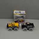 Light-Up Monster Truck Toys (2-Pack)  Push-&-Go Cars with Glowing Wheels  Birthday Gift for Toddlers, Boys & Girls Ages 3+  Durable Friction-Powered Trucks  Batteries Included