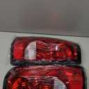 Tail Lights Assembly W/Bulbs Brake Lamps GM2800174 GM2801174 Compatible with 2003-2006 Silverado 1500 2500 3500 HD Driver and Passenger Side