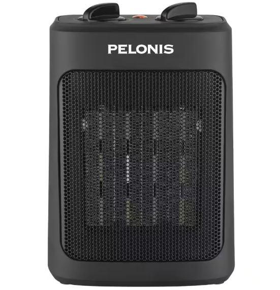 Pelonis 1500-Watt 9 in. Electric Personal Ceramic Space Heater with Thermostat CH1001