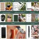 Survival Kit Advent Calendar 2025 for Adult Men Teen Boys,Christmas Gift 24 Days Countdown Advent Calendar for Men Outdoor Camping Fishing Hunting