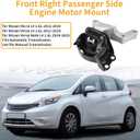 No.112101HS0A Front Right Engine Motor Mount for Nissan Versa 2012-2019 for Nissan Versa Note 2014-2019 Front Passenger Side Engine Mounts for Nissan Micra 2015-2019 Replace A7368