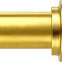 Gold Curtain Rods for Windows 18-88 Inch,Adjustable Length 1 Inch Diameter Heavy Duty Curtain Rod for Bedroom/Kitchen/Dorm/Apartment/Door