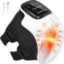 Medcursor Knee Massager, Cordless Heated Knee Massager with 3 Heating Levels, 3 Vibration Modes, LED Screen & Adjustable Straps, Massage with Heat for Relief
