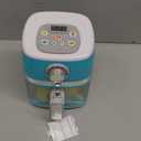 Toy Air Fryer for Kids Kitchen Playset, Chef Pretend Play kitchen Accessories with Color Changing Play Food, Cooking Game with Fries, Kids Toys with Sound & Light, Camp Kitchen Set for Toddler 3-5 5-7 (Blue)