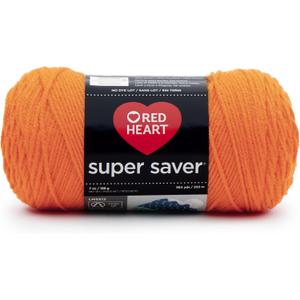 RED Heart Super Saver Yarn, Pumpkin