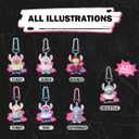 MINISO Disney Stitch GenZ Street Series Blind Box, Vinyl Pendant Plush Surprise Box Figure Model Random Design Collectible Toy for Home Decor Birthday Gifts (Random One Figure), 3.54 inches