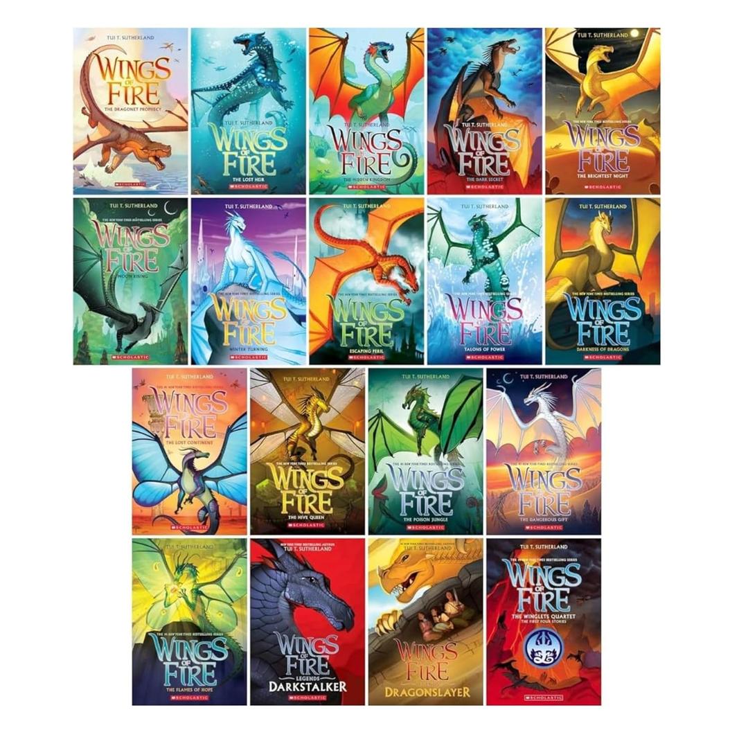 Wings of Fire Series Complete Collection Set, Books #1 - #18