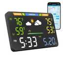 Weather Station with Wi-Fi Direct Connection, No App Required, Indoor Outdoor Temperature Display, Wireless Forecast