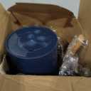 Cooking Utensils Set- 35 PCs Kitchen Utensils with Grater,Tongs, Spoon Spatula &Turner Made of Heat Resistant Food Grade Silicone and Wooden Handles Kitchen Gadgets Tools Set for Cookware (Blue)