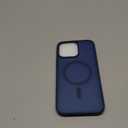 SUPFINE Magnetic for iPhone 15 Pro Max Case(Compatible with MagSafe)(Military Grade Drop Protection) Slim Translucent Matte Shockproof with Anti-Fingerprint Phone Case,Deep Blue