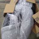 Fvkind Human Dog Bed for Adults, 73"x56"x12" Washable Orthopedic Size, Faux Fur Removable, Cozy Large Present with Blanket and Pillow, Grey