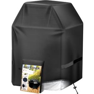Grill Cover, 40 inch BBQ Gas Grill Cover for Outdoor Grill, Charbroil Grill Cover Barbecue Waterproof, Anti-UV for Weber Char-Broil Monument, Dyna-glo Nexgrill Spun Polyester