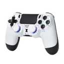 NBXEW 2 Pack Wireless Controller for PS4/Slim/Pro - Hyper-Sensitive 360 Sticks, Pressure Buttons, Ergonomic Comfort Grip, Dual Vibration, 20+ Hour Battery, Includes 2 USB-C Cables, Black & White