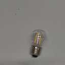 Dimmable 2W LED Globe Bulb 25Watt Equivalent E26 Light Bulb Warm White 2500K LED Edison Bulb, Vintage Filament Edison Decorative Bulb for Chandelier, Ceiling Fan, Pack of 6 