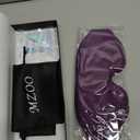 MZOO Luxury Sleep Eye Mask for Side Sleeper Men Women, Zero Eye Pressure 3D Sleeping Mask, Light Blocking Patented Design Night Blindfold, Soft Eye Shade Cover for Travel, Purple