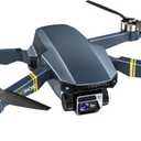 4K HD FPV Drone with Camera for Adults  2650ft Long Range, 60+ Mins Flight, Foldable WiFi Quadcopter, Brushless Motor, Auto Hover & Follow Me Mode (3 Batteries Included) (Molten Shadow Curtains at Sunset Blue)