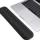 Vaydeer 60%-75% Keyboard Wrist Rest, Memory Foam Hand Rest Support Pad Padded for Office, Computer, Laptop, Mac Typing and Wrist Pain Relief and Repair(14.17inch,Black) (Medium)