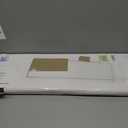 Zion Steel Return Air Grille 8" x 30" Flush Mount Stainless Steel White Modern