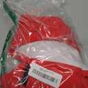 YACUN Women's High Waisted Bikini Swimsuit Two Piece Strapless Bandeau Cheeky Bathing Suits, Red , S