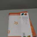 Home Bargains Plus Thanksgiving Contemporary Orange Pumpkin Table Runner, 70 Inch Long, Fall Harvest Easy Care Table Runner