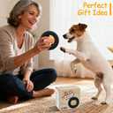 Treat Dispensing Dog Toys, Interactive Dog Puzzle Toys for Boredom Relief & Training, Teeth-Cleaning Chew Toys, Slow Feeders for Small & Medium Dogs