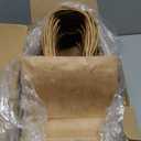 Gift Bags 8.25"X5.9 "X3.15" 100pcs Brown Kraft Paper Bag with Handles for Small Business Christmas Bulk, Wedding, Party Favor, Shopping, Lunch, Halloween Trick-or-Treat Bags