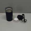 SIMPLETASTE Milk Frother, 4-in-1 Electric Milk Steamer, Automatic Warm and Cold Foam Maker and Milk Warmer for Latte, Cappuccinos, Macchiato (Blue)