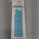 Swigina Insulated Water Bottle with Silicone Boot (36hrs Cold/18hrs Hot)  DIY Stickers, Leakproof, BPA Free, 24 oz [2IN1 LID]