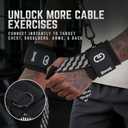 GOUNOD Lifting Wrist Straps with D Ring for Weightlifting & Gym Heavy Duty Padded Wrist Support for Men & Women Non-Slip Hand Grip Straps for Deadlifts, Pull Ups, Cable Machines & Bodybuilding