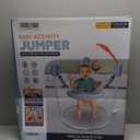 Baby Jumper Activity Center with lusic Lights & Sounds -Gentle llonster Baby Bouncer Stationary Entertainment PlayStation with Interactive Toys for 6-12 Months Development