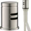 KRAUS Dishwasher Air Gap in Spot Free All-Brite Stainless Steel, KAG-1SFS (Flat Top)