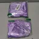 Ayalinggo Toddler Silk Pajamas Baby Kids Girl Satin Summer Pjs Feather Pajamas Short Sleeve Sleepwear Nightgown Shorts Set (Purple, 5-6 Years)