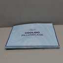 Ice Cooling Pillowcase for Hot Sleepers, Instantly Cool, Stays Cold All Night, Softer Than Silk Pillow Cases, Pillow Covers with Invisible Zipper, Gift for Men & Women  King Size, Navy Blue (1 Pack)