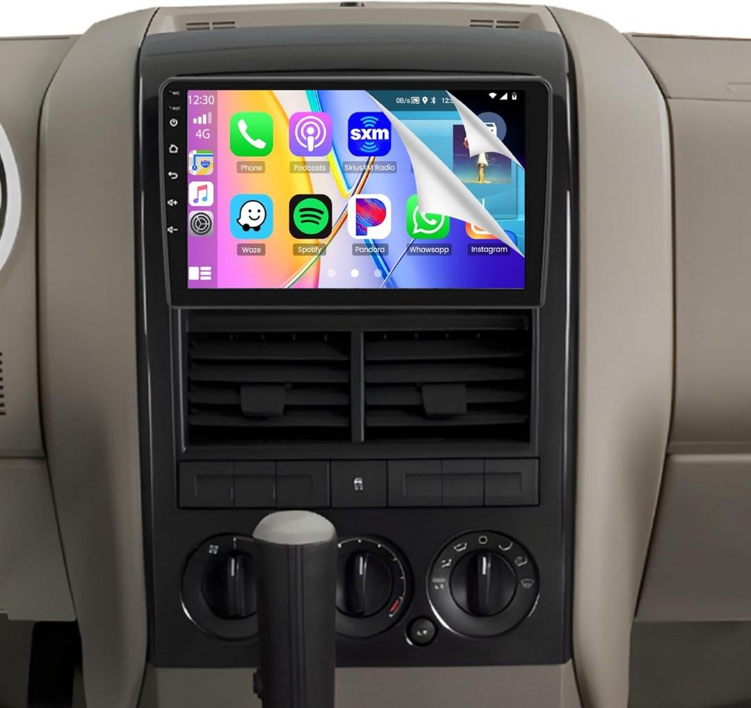 [DSP & EQ] 2G+64G Car Radio for Ford Mustang 2005-2009/Explorer 2006-2010, 10.1 inch Touch Screen for Mustang Bluetooth Radio Upgrade with Wireless Carplay/GPS Navigation/FM/RDS/5G WiFi/Backup Camera