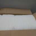 CLOTHKNOW White Queen Comforter Set White Bedding Comforter Sets All Season Soft Queen Size Bed Comforter Sets with 2 x Pillowcases