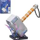 975PCS Thor Battle Hammer Building Blocks Toys,Creative Super Hero Building Set, Best Gift for 14+ Boys, Girls or Adults