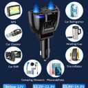 [2026 Upgraded] Cigarette Lighter Splitter, SUPERONE 180W 2-Socket Cigarette Lighter Adapter with Dual QC3.0 and 20W PD USB C Car Charger Splitter for GPS/Dash Cam/Laptop/iPad/iPhone 17/16/15/14/13/12