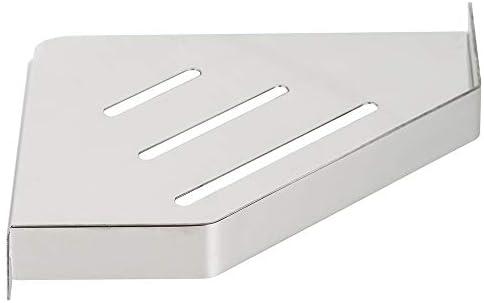 YISMAN Lavatory Bathroom Corner 304 Stainless Steel Shelf Wall Mount Triangular, Soap Holder,Polished